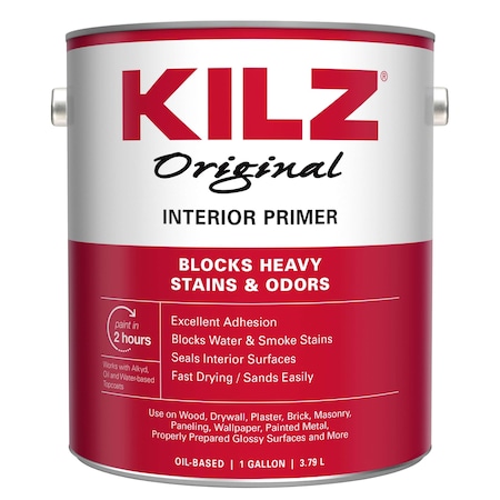 Kilz Premium KILZ Original White Flat Oil-Based Alkyd Oil Primer 1 gal 10036